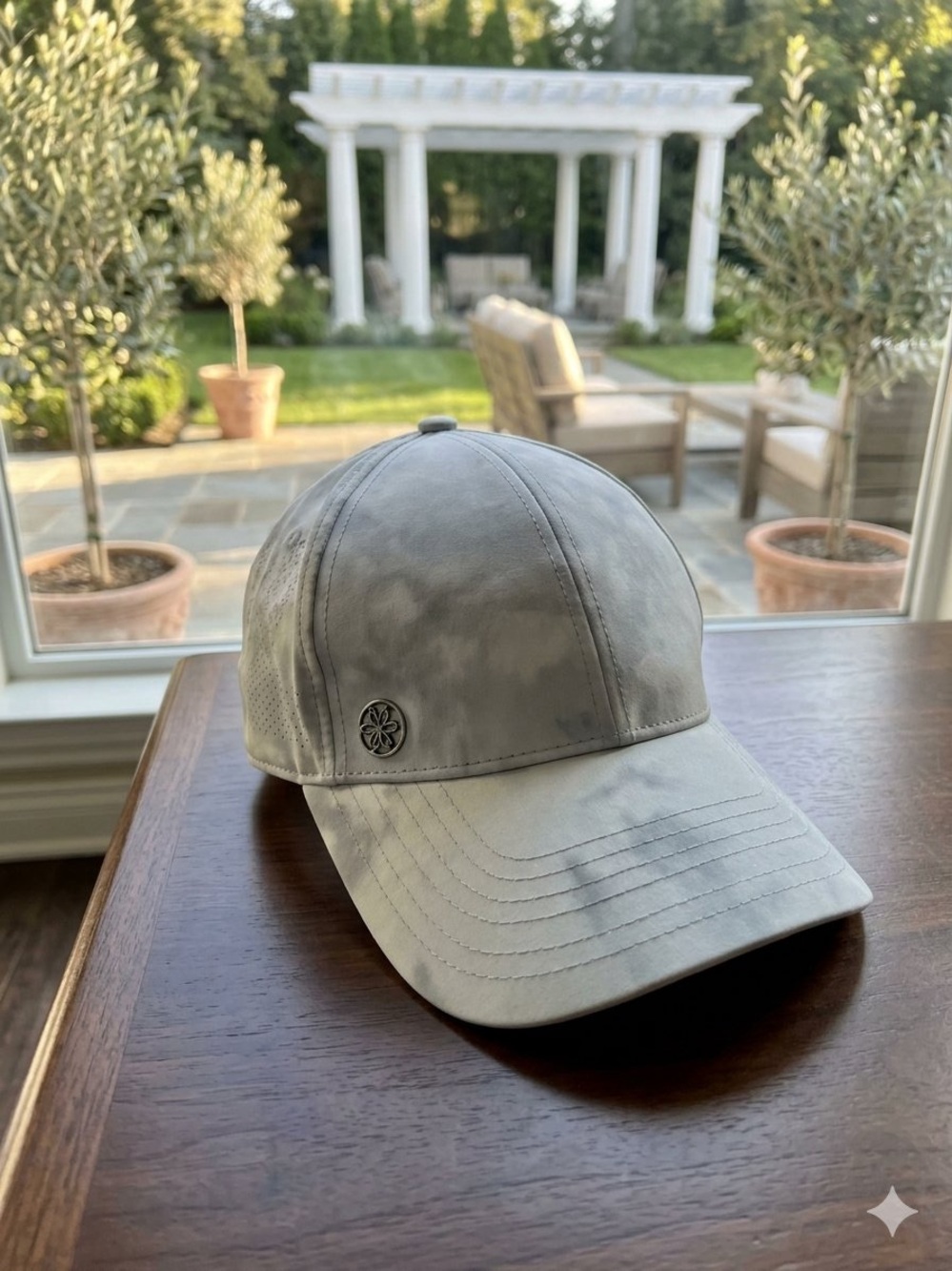 GAIAM Light Gray Breathable Baseball Cap